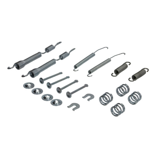 Монтажний набір гальмівної колодки (AKEBONO) MITSUBISHI COLT III, COLT IV, COLT V, LANCER IV, LANCER V, LANCER VI 1.3-2.0D 04.88-09.03 Комплект для кр
