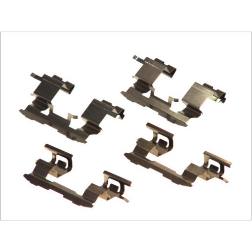 Монтажний набір задніх гальмівних накладок передн TOYOTA IQ, MR 2 III, PRIUS, YARIS, YARIS VERSO 1.0-1.8 04.99-12.15 Монтажний комплект дискових гальм