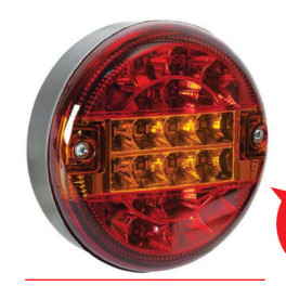 Фонарь задний круглый LED