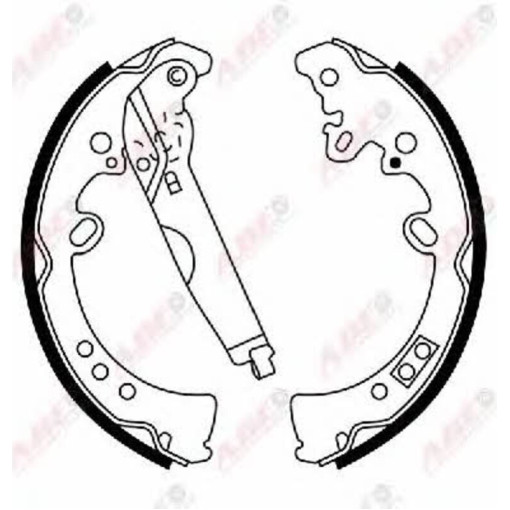 Гальмівні колодки барабанні TOYOTA HILUX VII, HILUX VIII 2.5D/2.8D/3.0D 03.05-