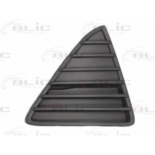 Решітка переднього бампера Прав (чорн-матів) FORD FOCUS 07.10-11.14