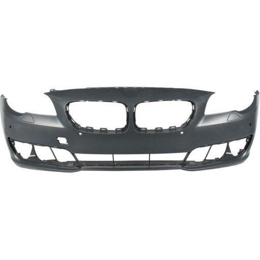 Бампер передний з отворами для омивача фар, з отворами для датчиків парктроніка, під фарбування BMW
