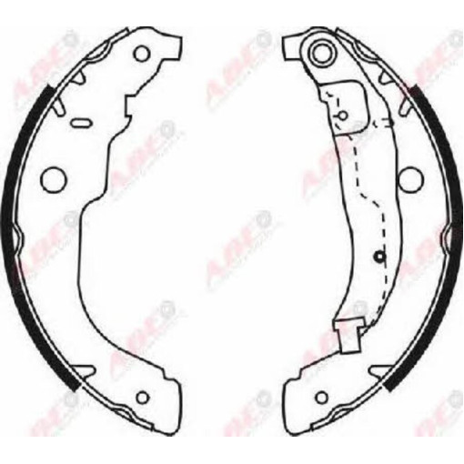 Гальмівні колодки CITROEN C3 II, DS3; PEUGEOT 207 1.2-1.6D 02.06-