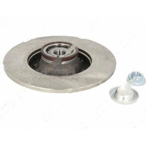 Диск тормозной задний левый/правый с подшипником (з вбудованим кільцем імпульсів CITROEN C4, C4 I; PEUGEOT 307 1.4-2.0D 08.00-12.12 Диск тормозной з п