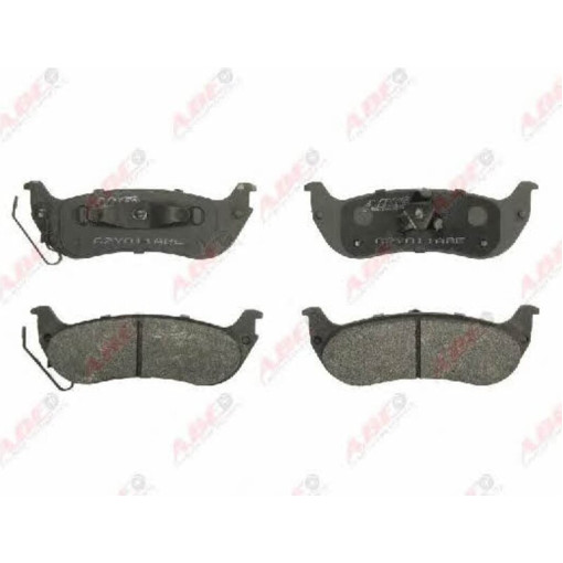 Комплект гальмівних колодок задн CHRYSLER PACIFICA 3.5 08.03-12.06 Комплект гальмівних колодок