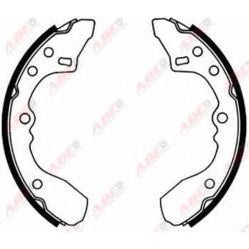 Гальмівні колодки MAZDA 323 III 1.1-1.7D 08.85-08.93