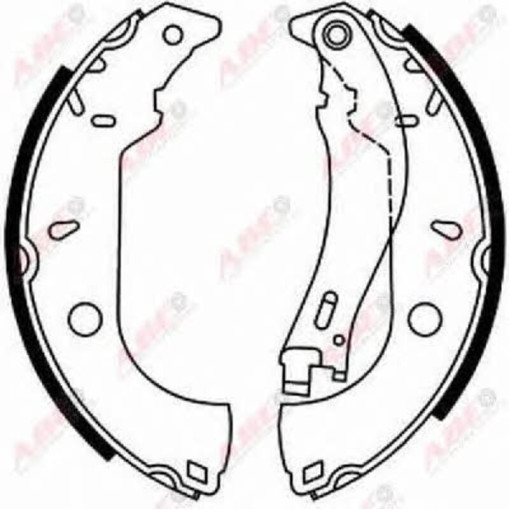 Колодки тормозные ALFA ROMEO 145, 146; FIAT FIORINO, MAREA, STRADA, TEMPRA, TEMPRA S.W., TIPO 1.2-2.0 03.90-12.06