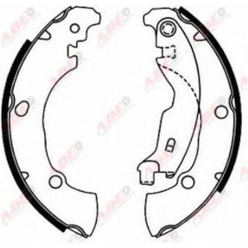 Гальмівні колодки FIAT BRAVA, BRAVO I, MAREA 1.2-2.4D 10.95-06.03