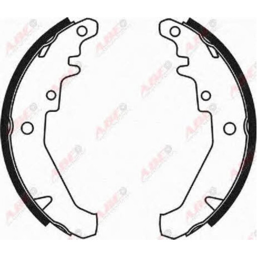 Гальмівні колодки FIAT PALIO, SIENA 1.0-1.6 04.96-