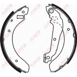 Гальмівна колодка FORD SIERRA 1.6-2.3D 08.82-02.93