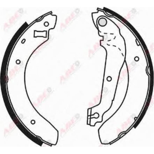 Гальмівна колодка FORD SIERRA 1.6-2.3D 08.82-02.93