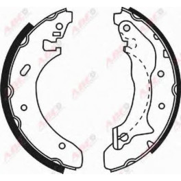 Гальмівні колодки FORD MONDEO I, MONDEO II 1.6-2.0 02.93-09.00