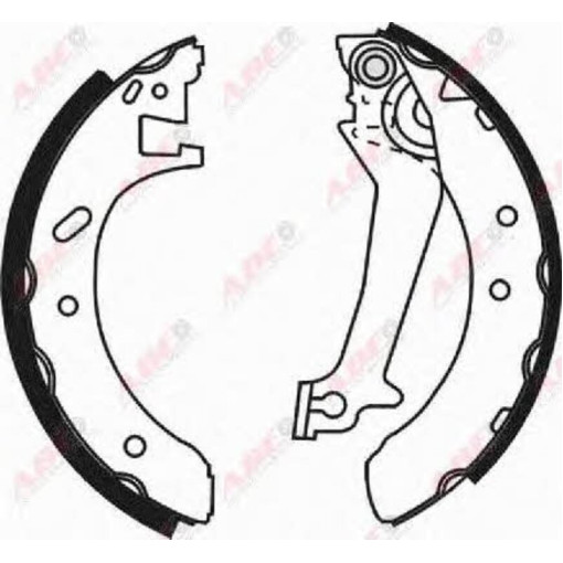 Гальмівні колодки FORD ESCORT V, ESCORT VI, MONDEO I, MONDEO II 1.3-2.0 02.92-09.00