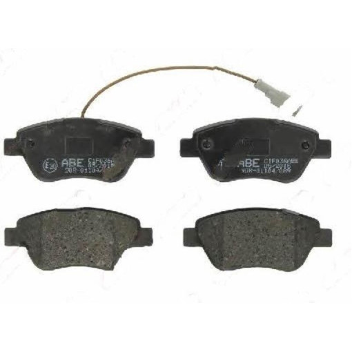 Тормозные колодки передние FIAT FIORINO, QUBO 1.3D/1.4/1.4CNG 11.07