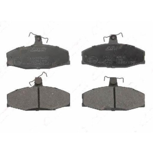 Тормозные колодки передние SKODA FELICIA CUBE, FELICIA I, FELICIA II; VW CADDY II 1.3/1.6/1.9D 10.94-04.02Тормозные колодки