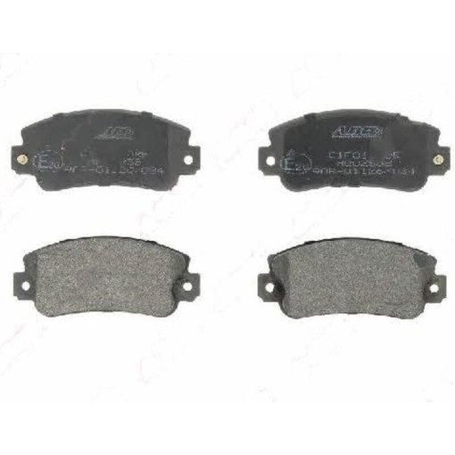 Гальмівні колодки FIAT PANDA, UNO; LANCIA Y10; SEAT MARBELLA 0.65-1.5 10.80-06.06Гальмівні колодки