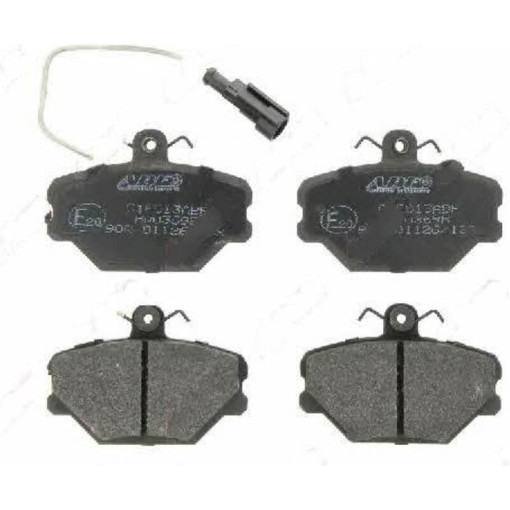 Гальмівні колодки FIAT 131, PANDA, PANDA/HATCHBACK, SEICENTO / 600, TEMPRA, TIPO, UNO; LANCIA DEDRA, DELTA I, Y10; ZASTAVA YUGO 0.9-Electric 04.80-06.06