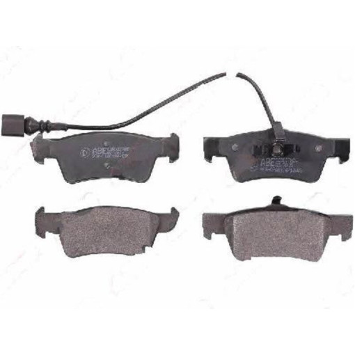 Гальмівні колодки VW MULTIVAN V, TOUAREG, TRANSPORTER V 1.9D-6.0 10.02-08.15Гальмівні колодки