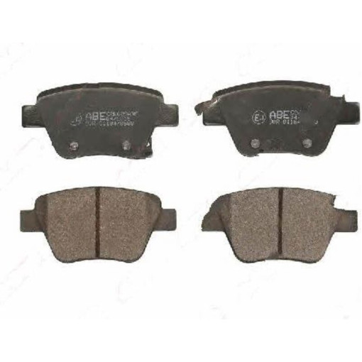 Колодки гальмівні задні AUDI A1, A3; SEAT ALTEA, ALTEA XL, LEON; SKODA OCTAVIA II, SUPERB II, YETI; VW BEETLE, CADDY III, EOS, GOLF VI, JETTA III,