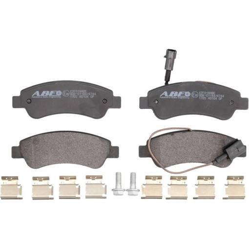 Тормозные колодки задние CITROEN JUMPER; FIAT DUCATO; PEUGEOT BOXER 2.0D-3.0D 04.06