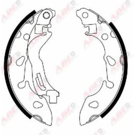 Гальмівні колодки FIAT 500, 500 C, PANDA 0.9-1.4CNG 09.03- Гальмівні колодки FIAT 500, 500 C, PANDA 0.9-1.4CNG 09.03-
