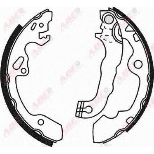 Гальмівні колодки FORD FOCUS 1.4-2.0 10.98-03.05