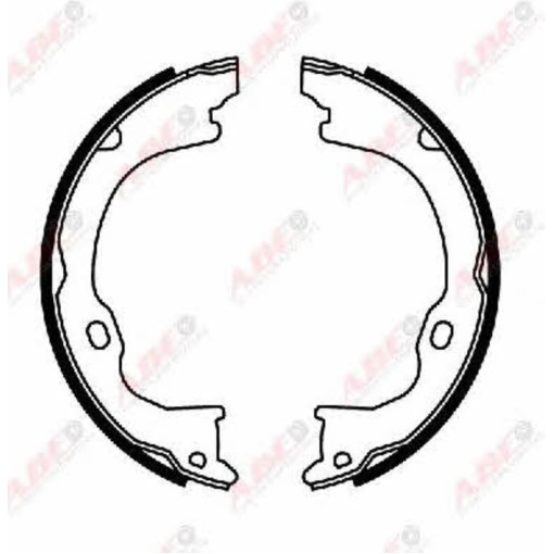 Тормозные колодки ручника DODGE NITRO; JEEP CHEROKEE, WRANGLER III 2.8D-3.8 04.07-