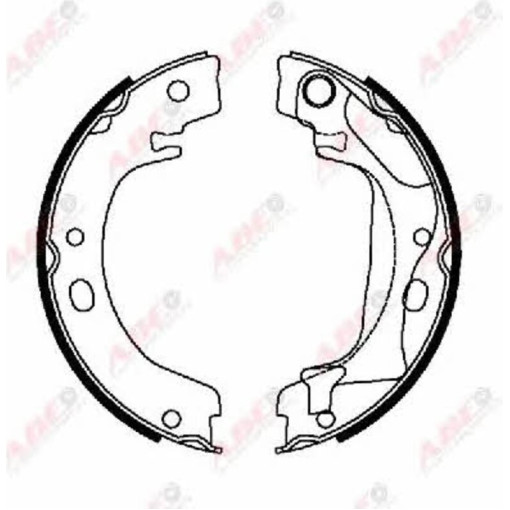 Гальмівні колодки TOYOTA COROLLA 1.4-2.0D 10.01-03.08