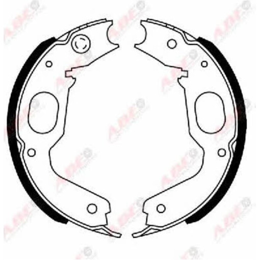 Тормозные колодки ручника MITSUBISHI L 400, PAJERO CLASSIC, PAJERO II, PAJERO SPORT I 2.4/2.5D/2.8D 12.90-