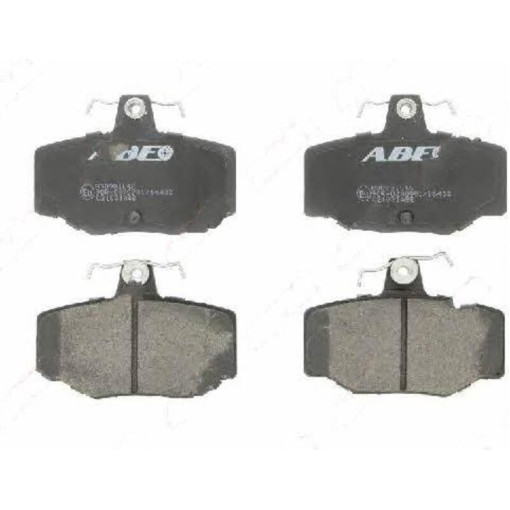 Комплект гальмівних колодок задн , NISSAN ALMERA I, ALMERA II, ALMERA TINO, PRIMERA, PULSAR, SUNNY III, TEANA III 1.5-3.5 06.90-¶