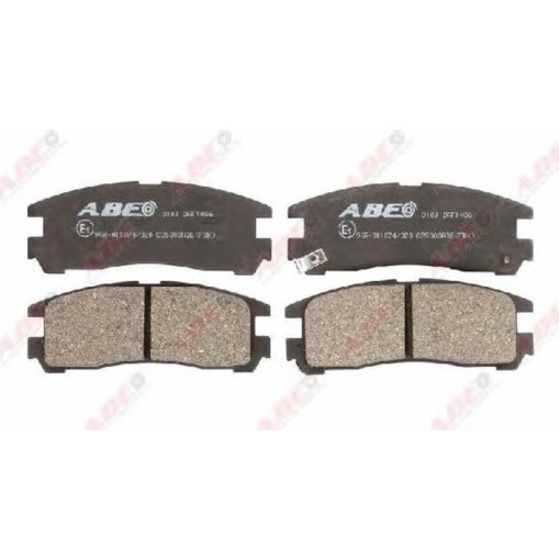 Гальмівні колодки CHLYSLER SERBING; MITSUBISHI ECLIPSE II, GALANT V, VI, PAJERO II, PININ, SANTAMO, SAPPORO III, SIGMA, SPACE WAGON,