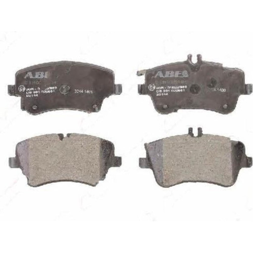 Гальмівні колодки дискові Mercedes C (CL203), C T-MODEL (S203), C (W203), CLC (CL203), CLK (A209), CLK (C209), SLK (R171) 1.6-3.5 05.00-06.11