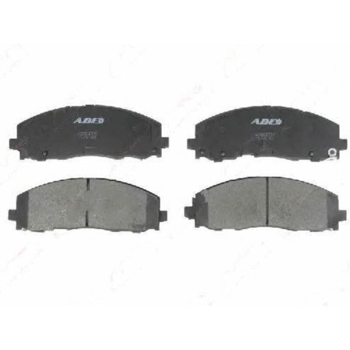 Гальмівні колодки дискові передні (посилені гальма) CHRYSLER PACIFICA, VOYAGER V; DODGE GRAND, JOURNEY; FIAT FREEMONT; LANCIA VOYAGER; VW ROUTAN 2.0D-3.6LPG 10.07-