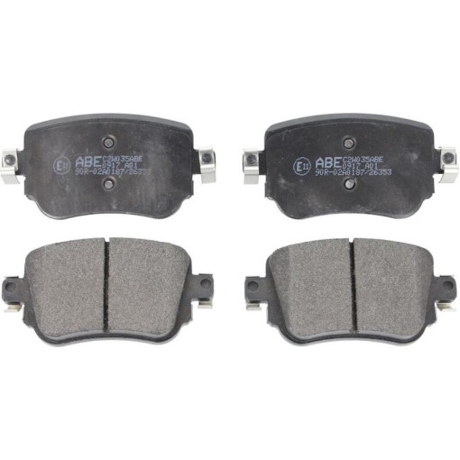 Гальмівні колодки дискові зад AUDI A1, A1 CITY CARVER, A3, Q3, TT; SEAT ALHAMBRA, LEON, LEON SC, LEON SPORTSTOURER, LEON ST; SKODA KODIAQ, OCTAVIA III, OCTAVIA IV 1.0-Electric 05.10-