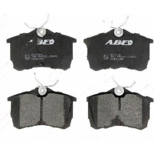 Гальмівні колодки дискові зад HONDA ACCORD VI, ACCORD VII, CIVIC III, CIVIC IV; TOYOTA COROLLA 1.3-2.4 03.86-05.08