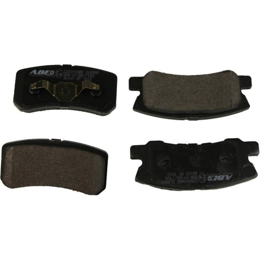 Гальмівні колодки дискові зад CHRYSLER 200, SEBRING; CITROEN C4 AIRCROSS, C-CROSSER, C-CROSSER ENTERPRISE; DODGE AVENGER, CALIBER; JEEP COMPASS, PATRIOT; LANCIA FLAVIA 1.6-3.8 12.90-