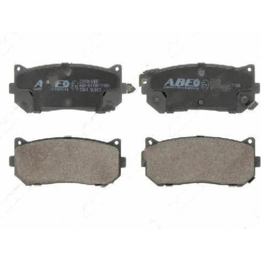 Гальмівні колодки дискові задні KIA CARENS I, CARENS II, CLARUS, SEPHIA II, SHUMA, SHUMA I, SHUMA II 1.5-2.0D 07.96-