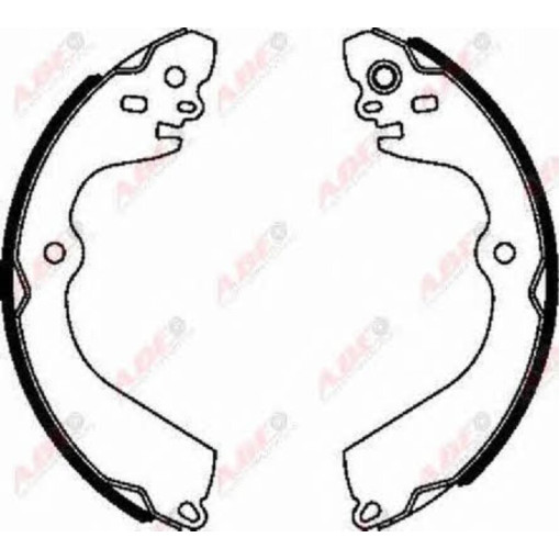 Гальмівні колодки барабанного гальма NISSAN NV200, NV200 / EVALIA 1.5D/1.6 02.10-