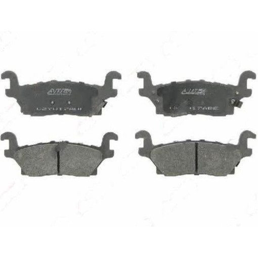 Гальмівні колодки дискові зад HUMMER HUMMER H3 3.5/3.7/5.3 04.05-