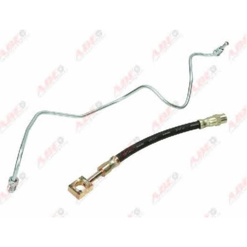 Гальмівний шланг задній лівий (довжина 233мм, M10x1/M12x1 AUDI A3, TT; SEAT LEON, TOLEDO II, TOLEDO IV; SKODA OCTAVIA I, RAPID, ROOMSTER, ROOMSTER P