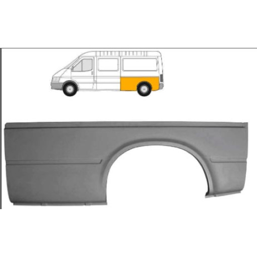 Крило заднє ліве (довна баща) FORD TRANSIT 01.91-07.00