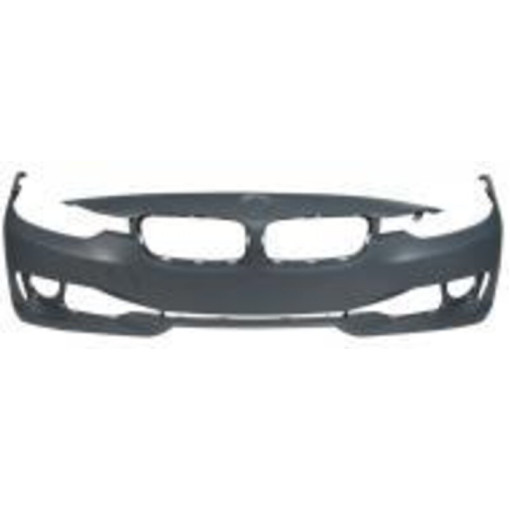 Бампер передний BMW 3 10.11-05.15  з отвором для галогенних фар, під фарбування, TUV)