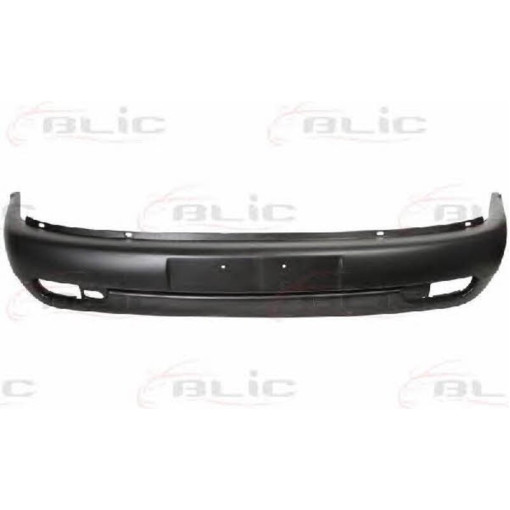 Бампер передний CARAVELLE, з отвором для галогенних фар, чорний) VW TRANSPORTER 09.95-04.03 Бампер п