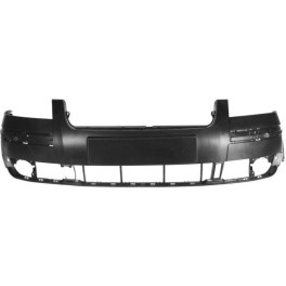 Бампер передний без грунту, з отвором для галогенних фар, з отворами для накладок/молдингів, під фар