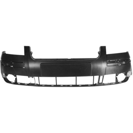 Бампер передний без грунту, з отвором для галогенних фар, з отворами для накладок/молдингів, під фар