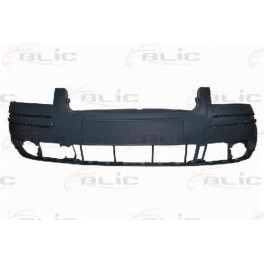 Бампер передний грунтований, з отвором для галогенних фар, з отворами для накладок/молдингів, під фа