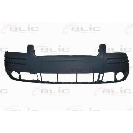 Бампер передний грунтований, з отвором для галогенних фар, з отворами для накладок/молдингів, під фа