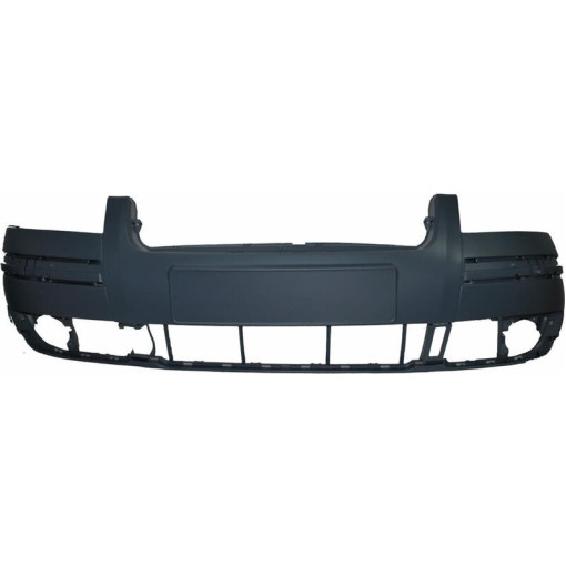 Бампер передний грунтований, з отвором для галогенних фар, з отворами для накладок/молдингів, під фа