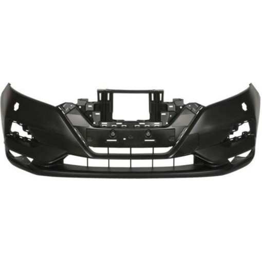 Бампер передний з отворами для омивача фар, з отворами для датчиків парктроніка, під фарбування NIS