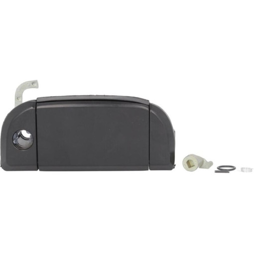 Дверна ручка Перед Права (зовнішній, із ключами, із замком, чорна) VW TRANSPORTER IV 07.90-04.03 Ручка дверей